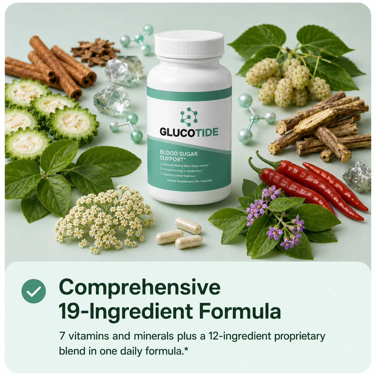Comprehensive 19-Ingredient Formula